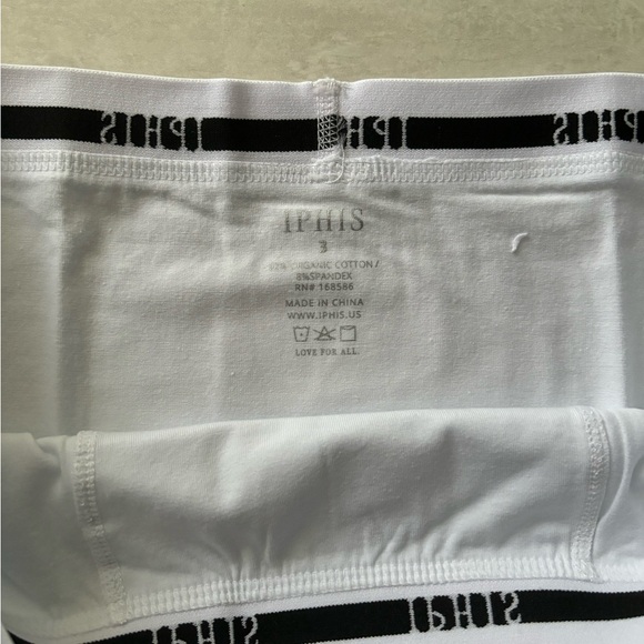 IPHIS White Boxer Briefs New - Picture 2 of 3